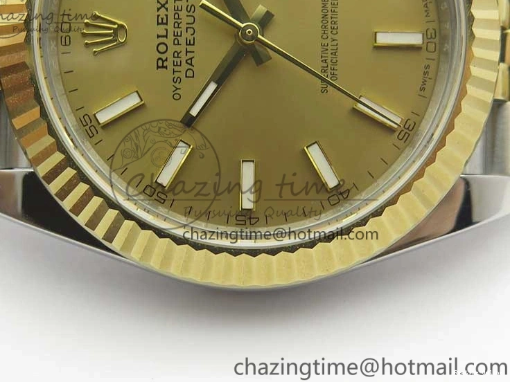 0513 DateJust 41 126333 SS YG ARF 1:1 Best Edition 904L Steel YG Lumed Dial on Jubilee Bracelet A Vibrant 3223